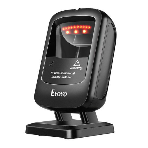 新型 EyoyoバーコードスキャナーバーコードリーダーQRコードリーダー2次元1次元USB有線プラットフォームデスクトップ強い互換性スーパーデコード機能WindowsXP|7|8|10MacOSLinux適用
