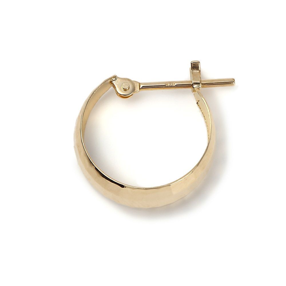 ＊Ghie Moralla＊18金【5×13mm 月甲フープピアス】刻印入 Ghie Moralla様専用＊18金【5×13mm 月甲フープピアス】刻印入