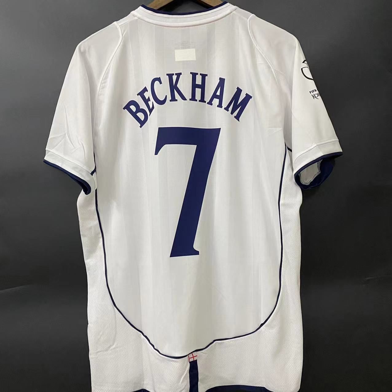 イングランド代表 7番BECKHAM 02日韓W杯 ユニフォーム - メルカリ