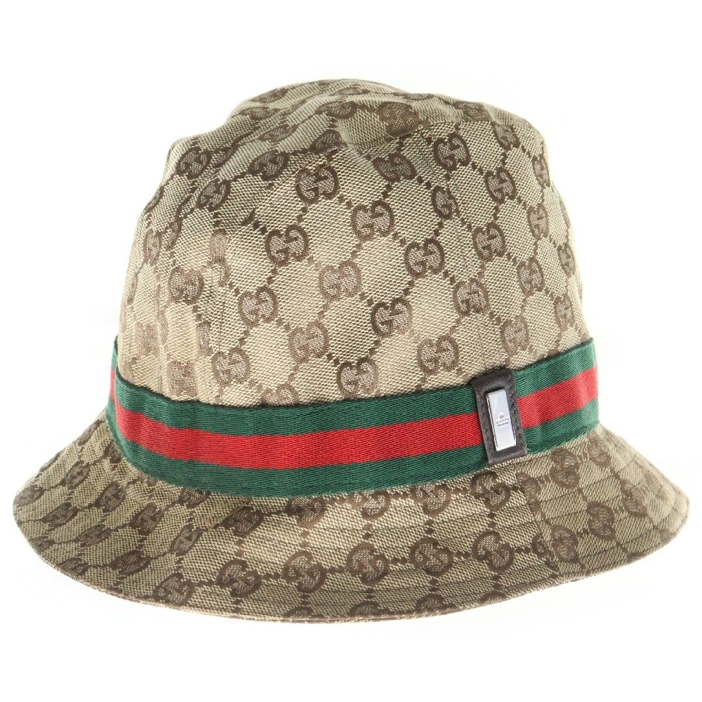 GUCCI (グッチ) シェリーライン バケットハット GGキャンバス