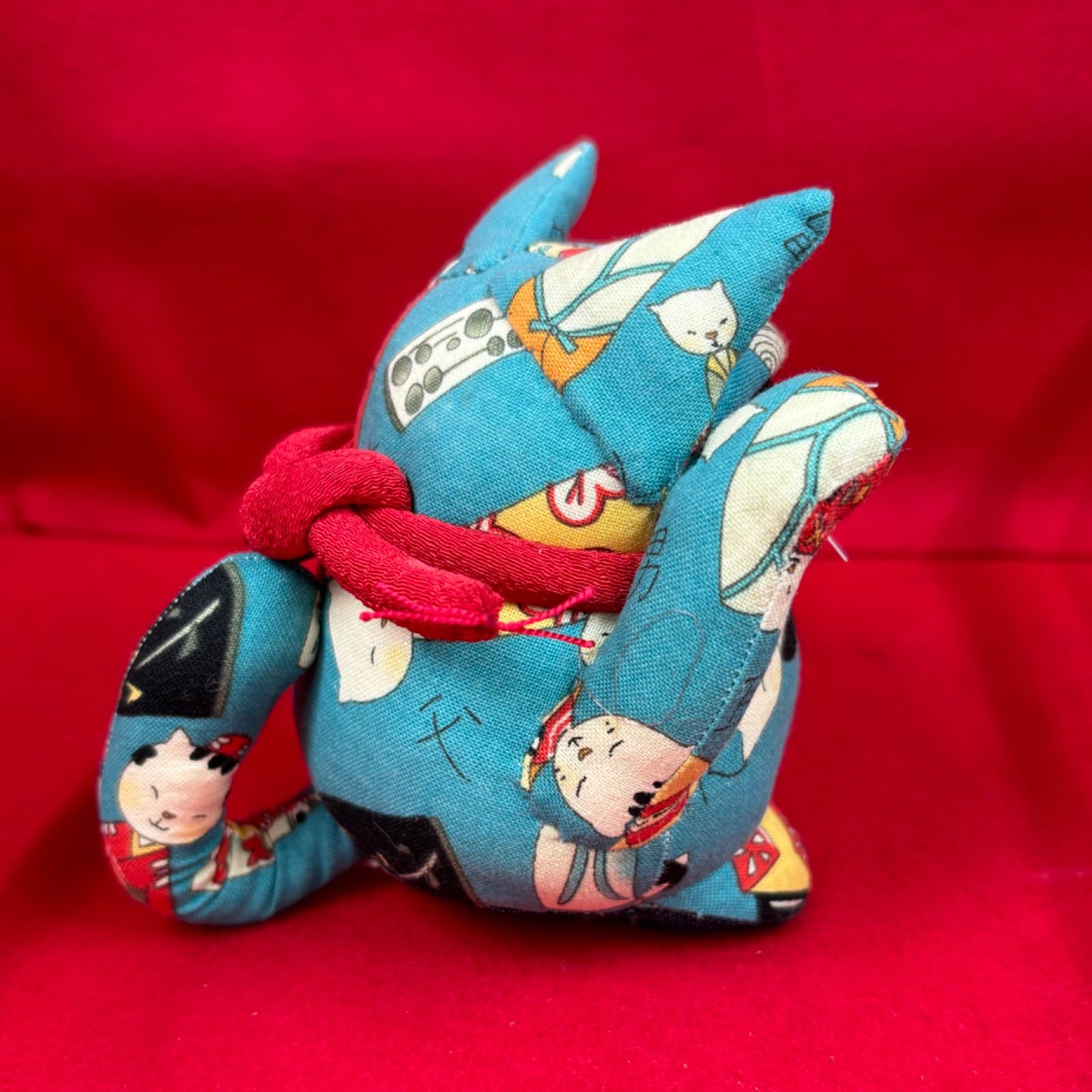 萩工房 小山内 人形匠 わるねこ 昭和レトロ 民芸品 置物 郷土玩具 C