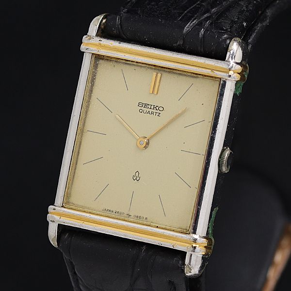 SEIKO - 【SEIKO】シンプル八角形ゴールド腕時計✩︎美品の通販