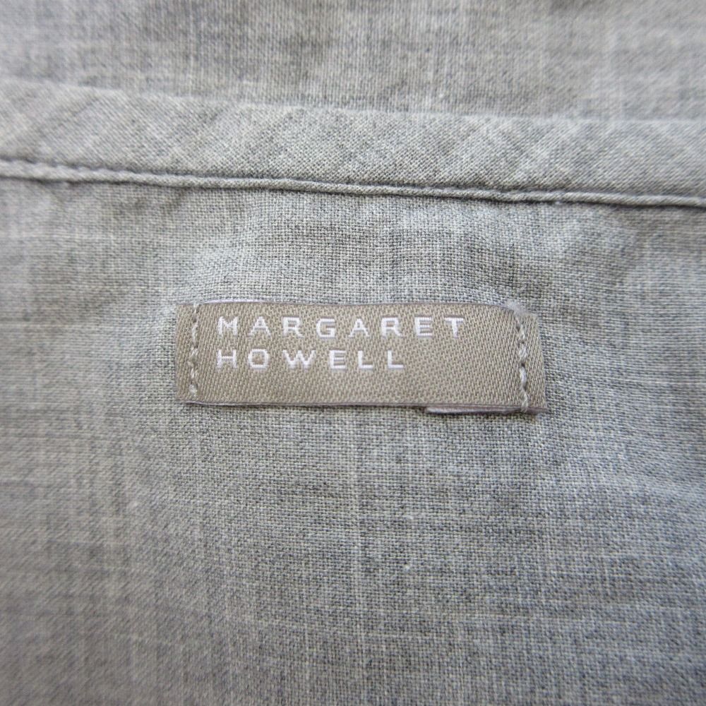 美品 MARGARET HOWELL マーガレットハウエル 長袖 オープン
