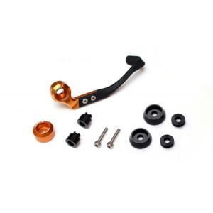 【新品・5営業日で発送】ブレーキレバーガード＆バーエンド フルSET GLD ACTIVE 30805M08 取付け部 M8用【D】