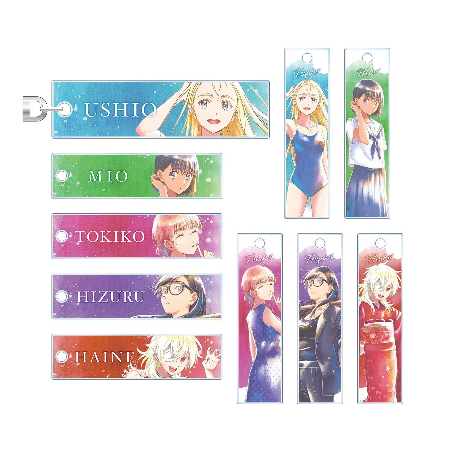 新品 アニメ『サマータイムレンダ』 トレーディング Ani Art aqua label スティックキーホルダー 10個入りBOX