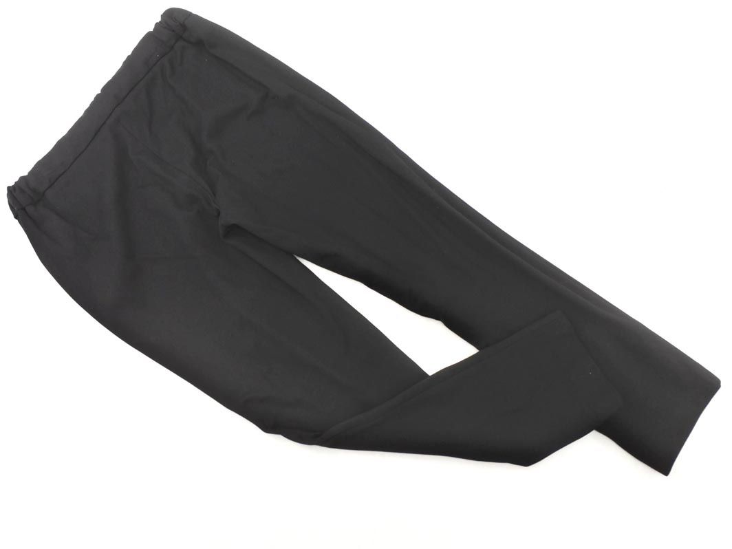 【新品未使用】黒パンツ　TRANS WORK TRANS WORK トランスワーク テーパード パンツ size38/黒