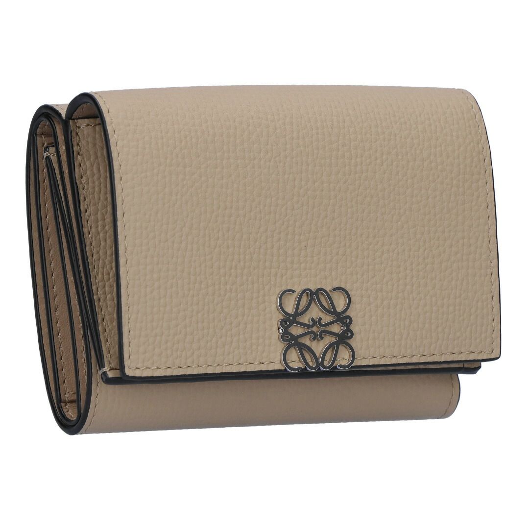 ロエベ LOEWE 折財布 三つ折り財布 アナグラム トライフォールド ウォレット C821TR2X16 2150 ARENA|SAND