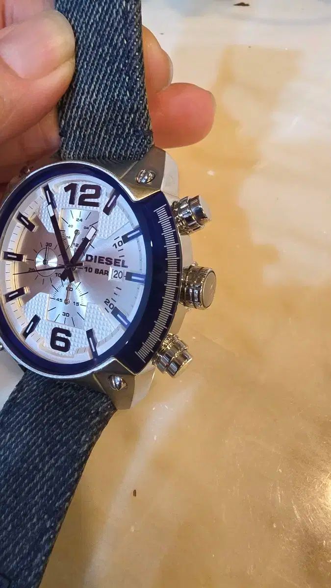 DIESEL ディーゼル デニム ストラップ 腕時計