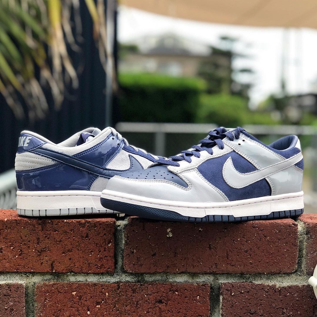 NIKE DUNK LOW 'CO.JP MISMATCHED' ナイキ ダンク ロー ミスマッチ アトモス 【MEN'S】 wolf  grey/midnight navy AA4414-401