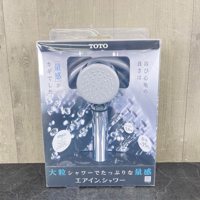 新品未開封 TOTO THYC60CH エアインシャワーヘッド +1.6Mホースセット /92107 - メルカリ