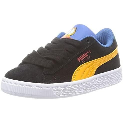プーマ PUMA スニーカー スウェード ガーフィールド PS 384554 ダークチェダー|セランダイン|バリャルタブルー 01 17cm