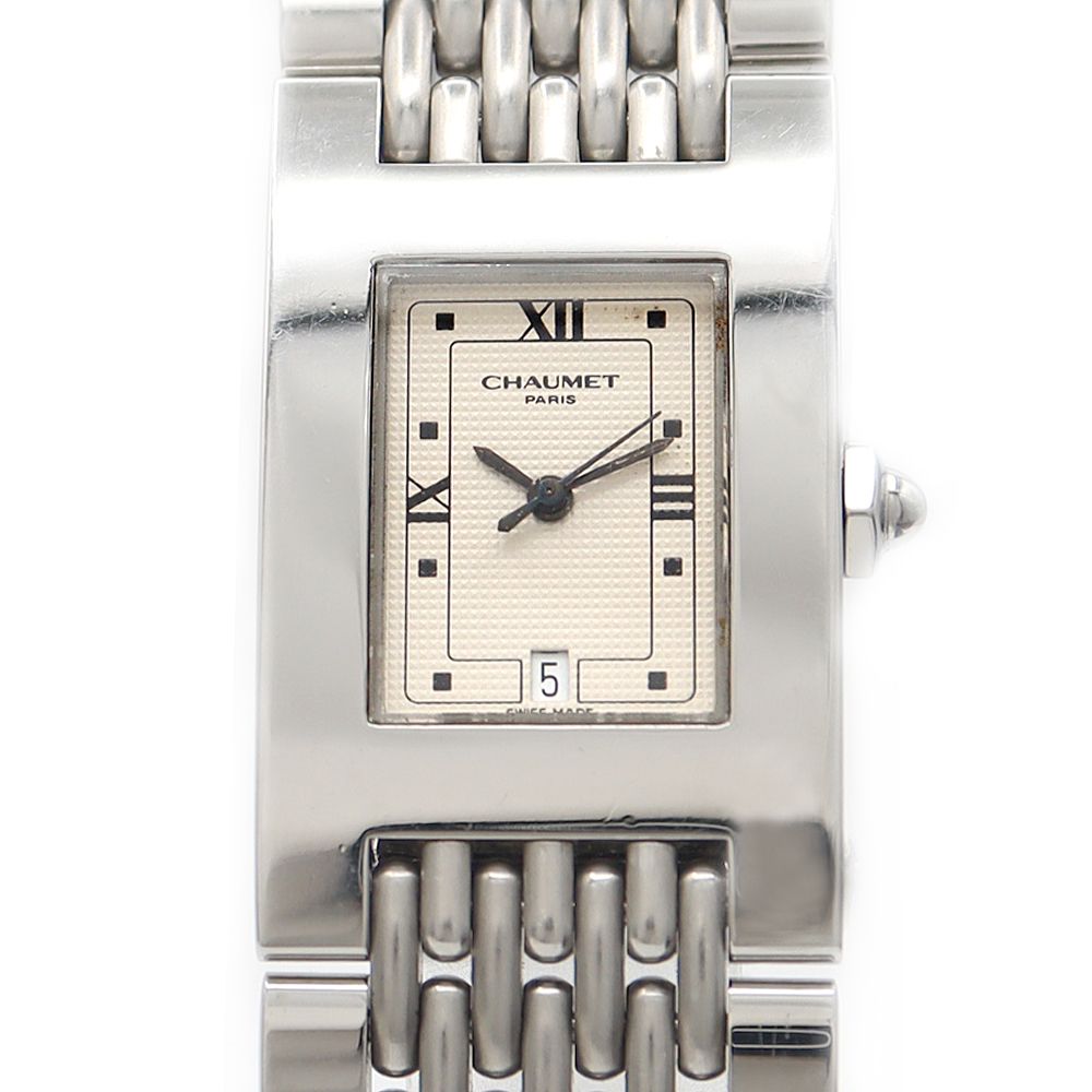 電池交換済 CHAUMET ショーメ スティル ドゥ ショーメ デイト 30m防水  