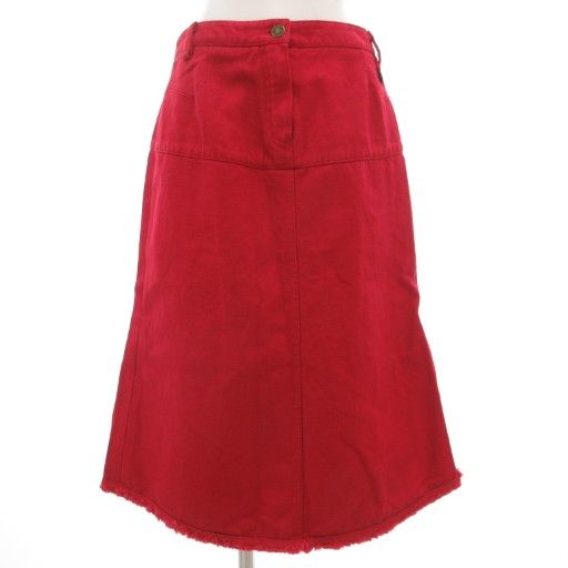 Louis Vuitton 膝丈スカート ルイヴィトン LOUIS VUITTON フレアスカート ひざ丈 カットオフ