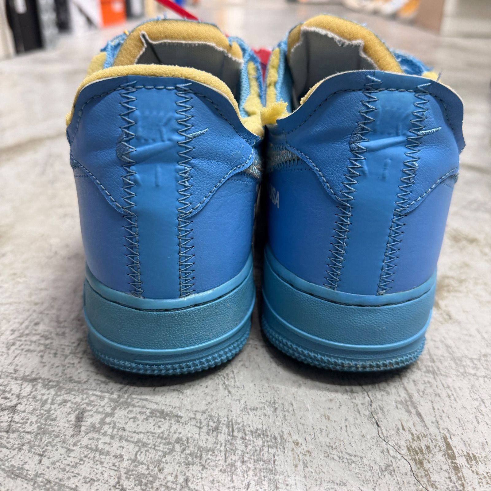 Off-White Nike Air Force 1 Low MCA University Blue コラボ オフ 