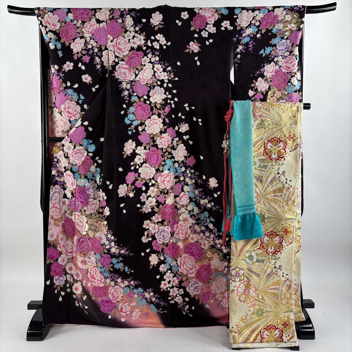 上腕二頭筋  (浅葱色 桜柄 振袖 身丈167) 上腕二頭筋 様専用 (浅葱色 桜柄 振袖 身丈167) レディース