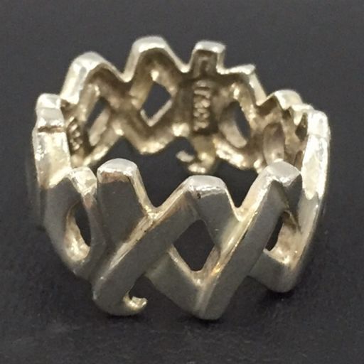 【10号】ティファニー パロマ・ピカソ ラブ＆キスリングシルバー925 TIFFANY & CO.(ティファニー) Paloma Picasso Love & Kiss Ring パロマ