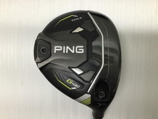 中古】 ピン G430 MAX 7W フェアウェイウッド FW ALTA J CB BLACK(FW