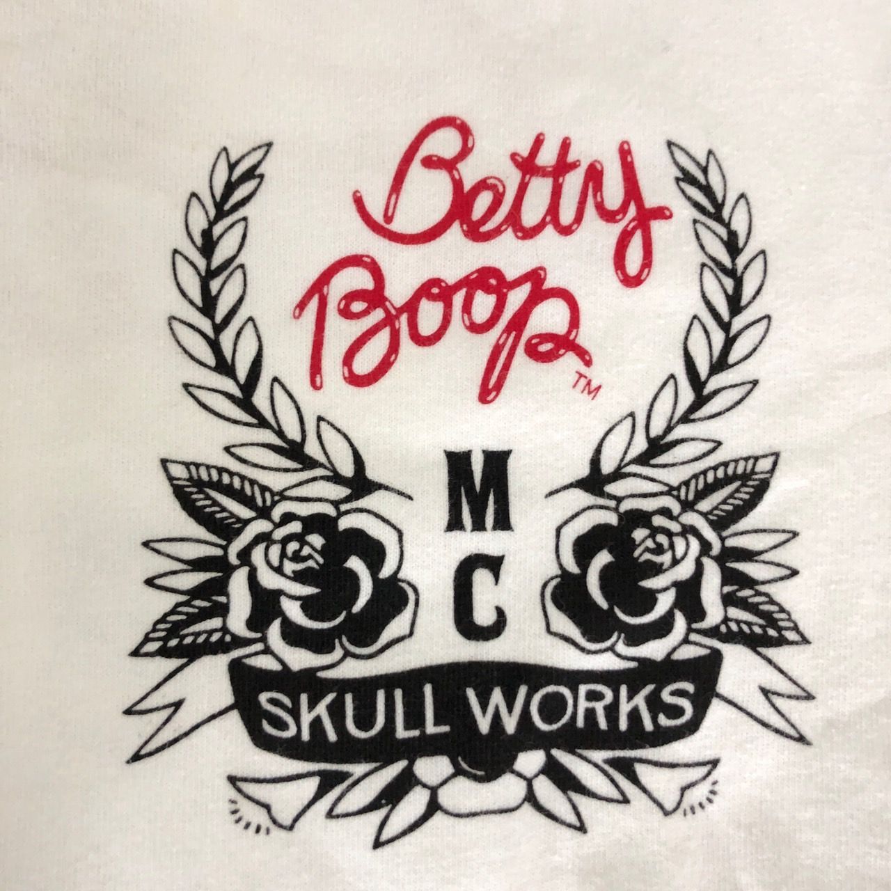 SKULL WORKS スカルワークス BETTY BOOP ベティ Tシャツ L 【送料無料】 MID