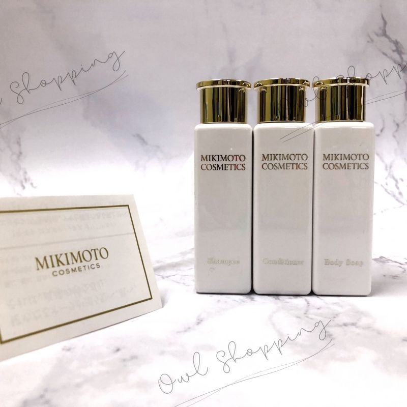 未使用・非売品】ミキモト バス・アメニティ３点セット MIKIMOTO - メルカリ