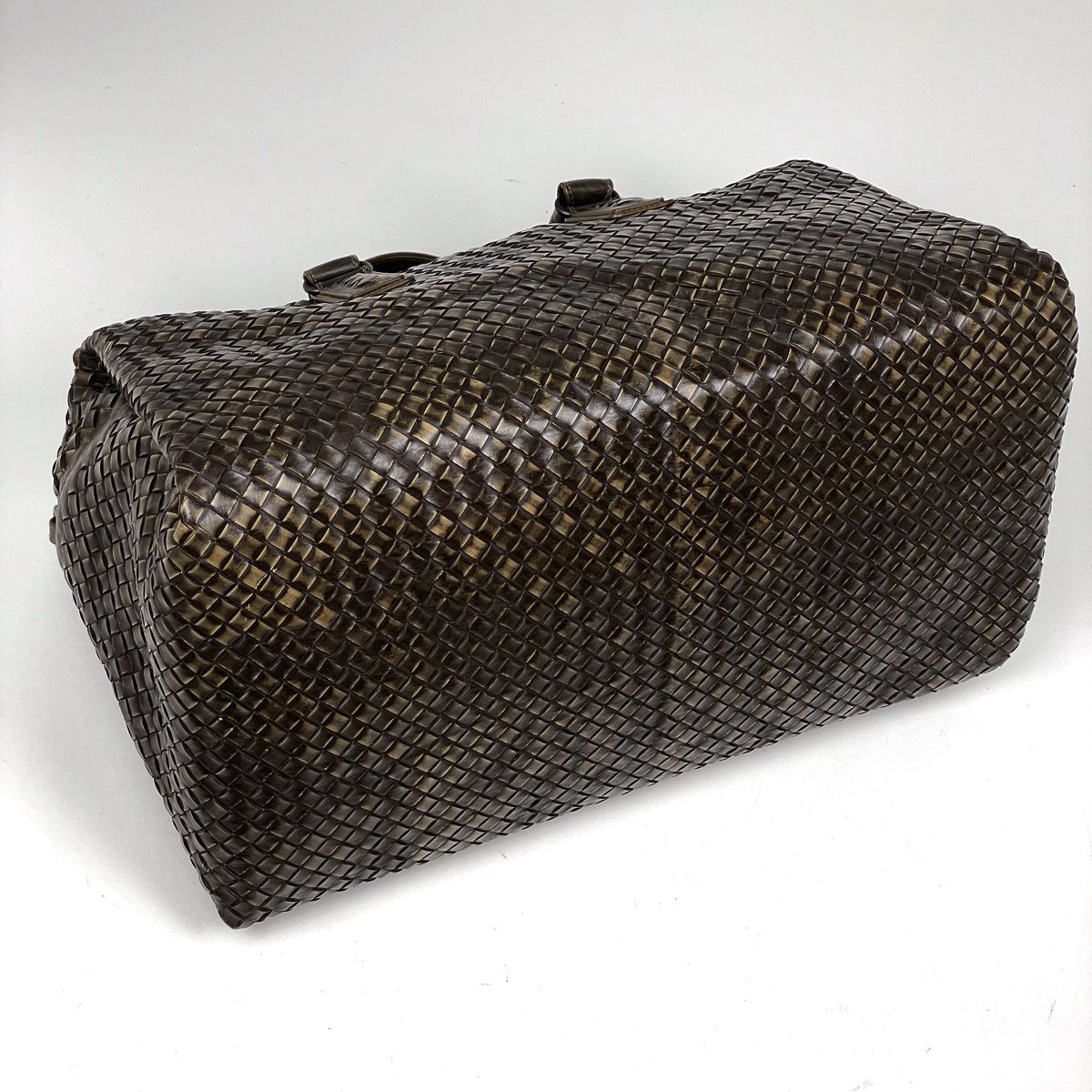 ボッテガヴェネタ　ボストンバッグ　パイソン　バッグ ボッテガヴェネタ BOTTEGAVENETA イントレチャート ボストン