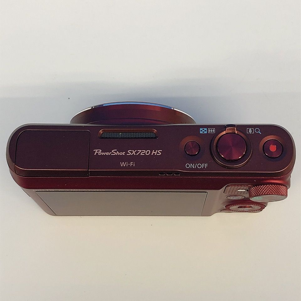 ☆【通電確認済】Canon PowerShot SX720 HS レッド【カメラ】【2