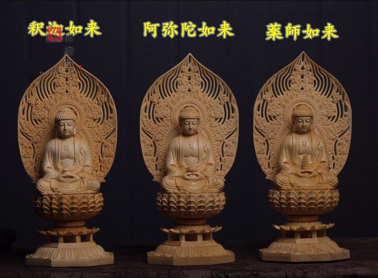 【修縁堂】木彫り 仏像 観音菩薩座像 彫刻 一刀彫 天然木檜材 仏師で仕上げ 修縁堂】特上彫 木彫仏像 普賢菩薩座像 彫刻 一刀彫 天然木檜材