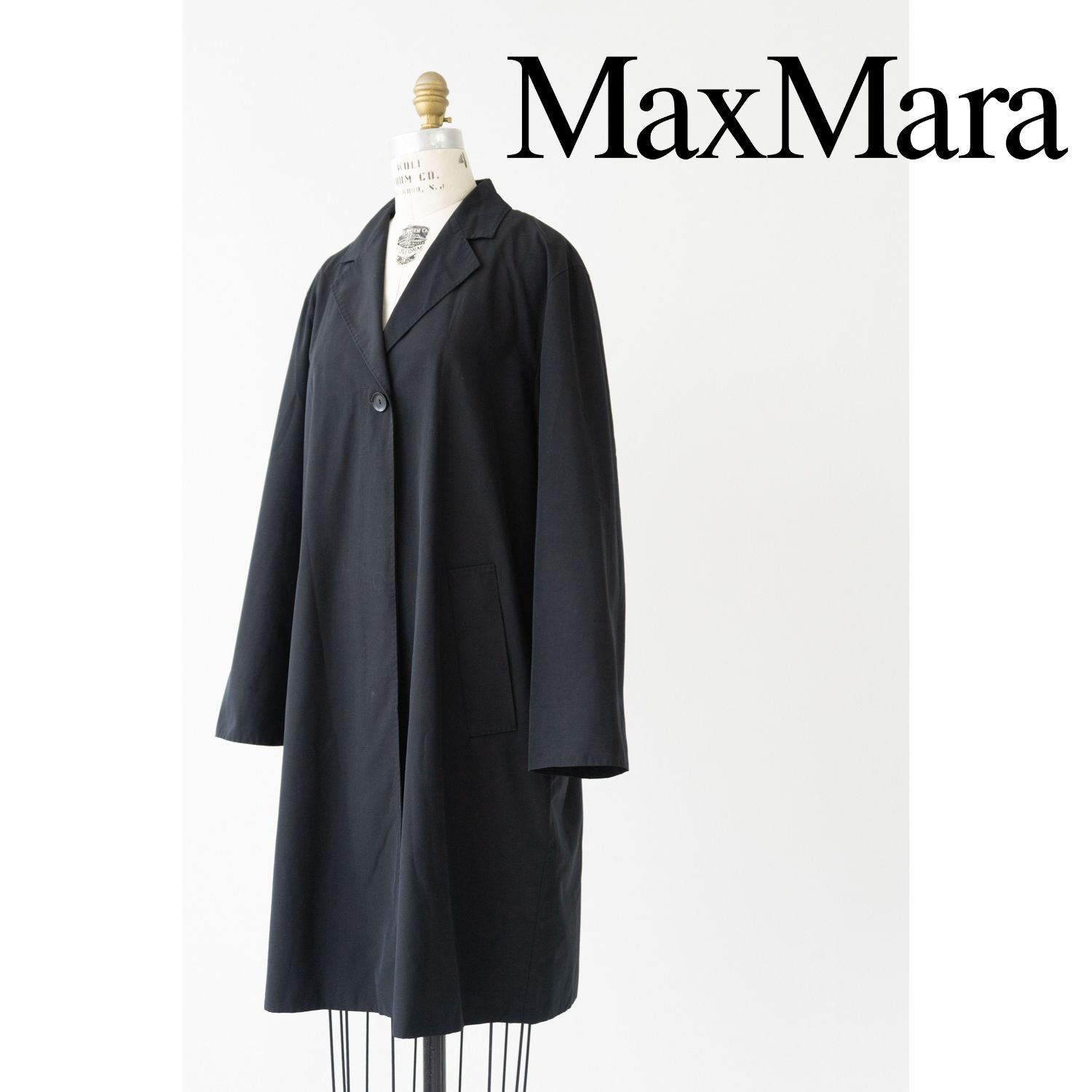 MaxMara マックスマーラ ウール チェスターコート - メルカリ