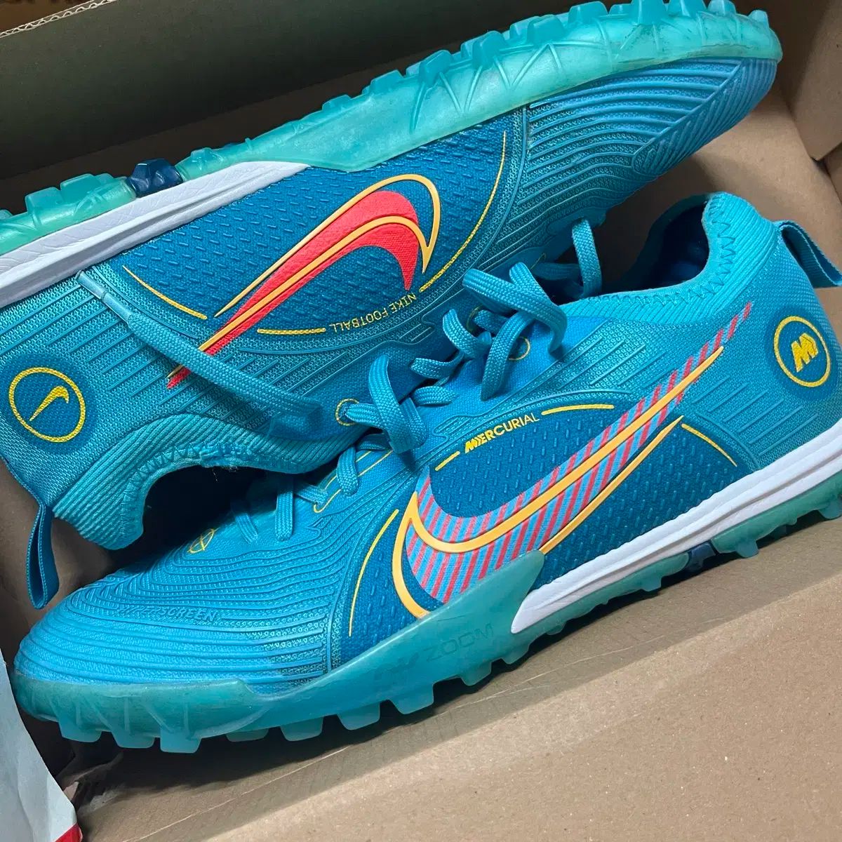 NIKE ナイキ サッカーシューズ ヴェイパー 14 プロ TF ブループリントパック 265 サイズ
