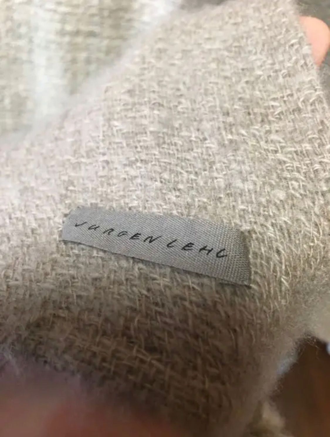 ヨーガンレール JURGEN LEHL アルパカ毛 マフラー ベージュ - メルカリ 