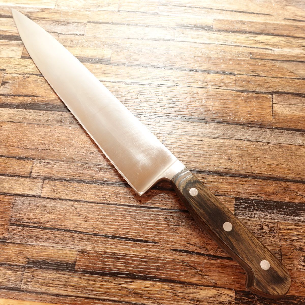 備中手打ち鍛冶 青紙スーパー鋼 柳刃包丁刃渡り8寸 青 紙 スーパー