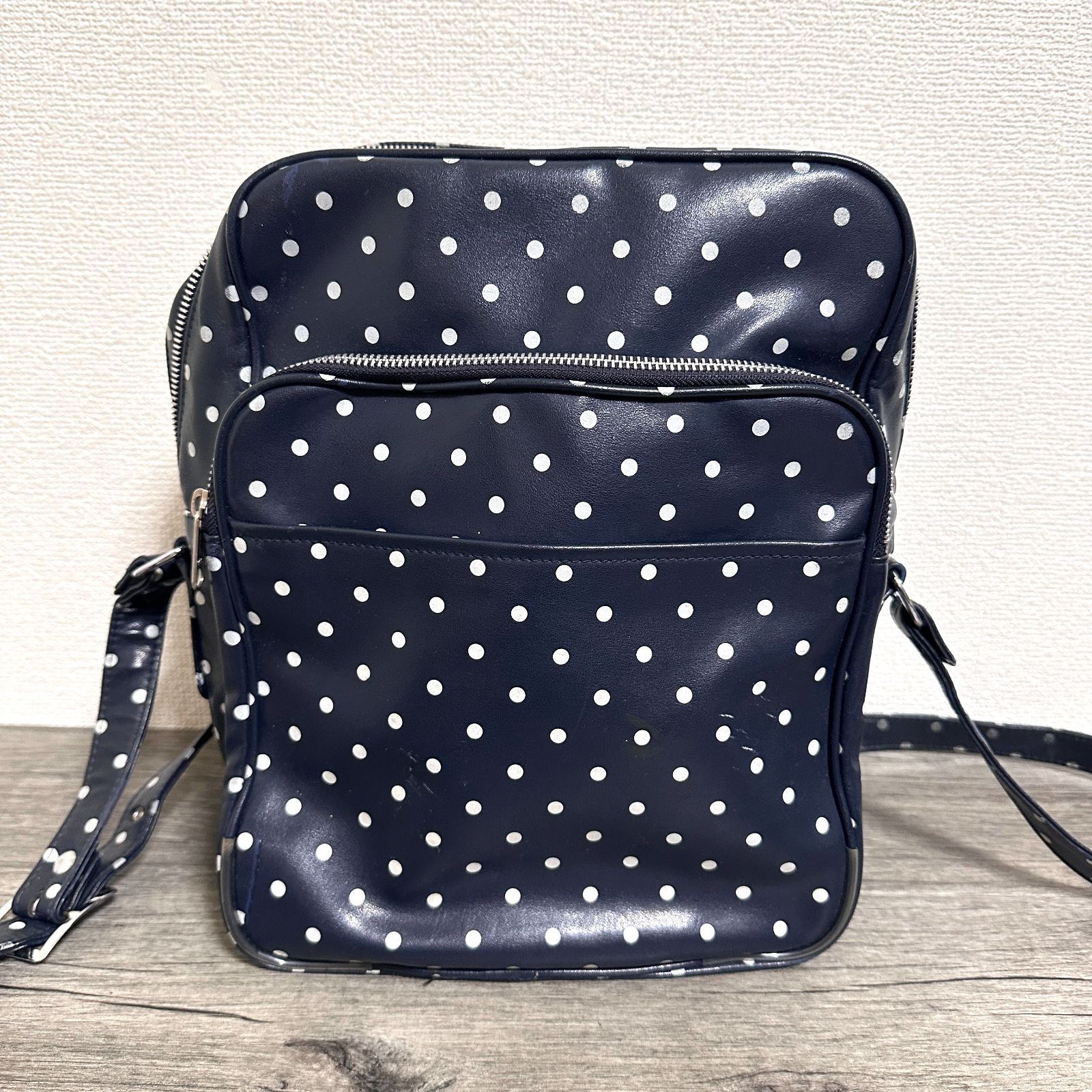 COMME des GARCONS コムデギャルソン/ドットショルダーバッグ ドット柄が可愛い】コムデギャルソンガール ショルダーバッグ (COMME