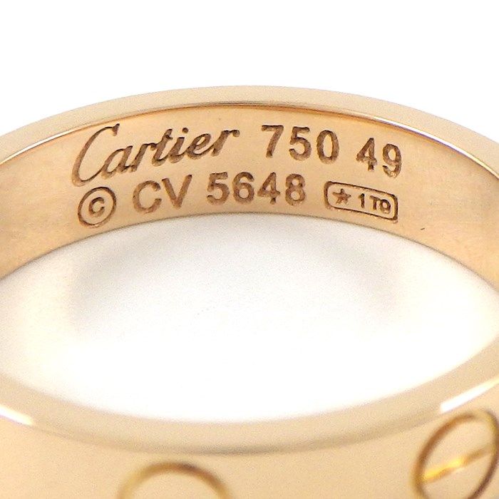 カルティエ Cartier リング ラブ スモールモデル B4085200 K18PG 9号  