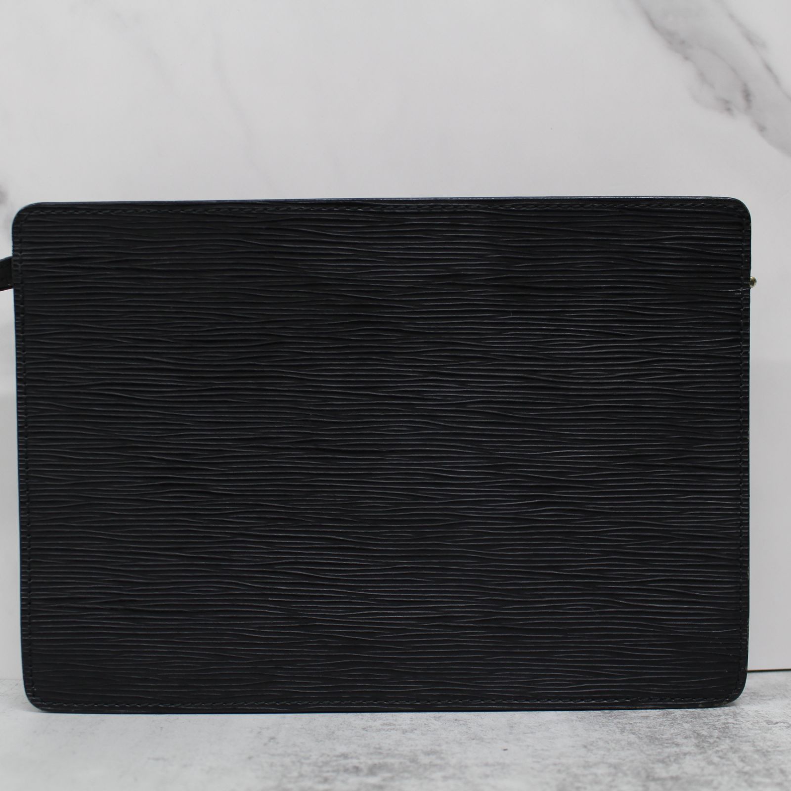 S054)LOUIS VUITTON ポシェットオム クラッチバッグ エピ M52522 