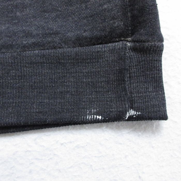 90年代 90s 刺繍タグ Champion チャンピオン XL/古着 長袖 スウェット メンズ 90s ラクロス ツートンカラー 大きいサイズ クルーネック 黒他 ブラック 霜降り 25feb21 中古 スエット ト REVERSE WEAVE リバース