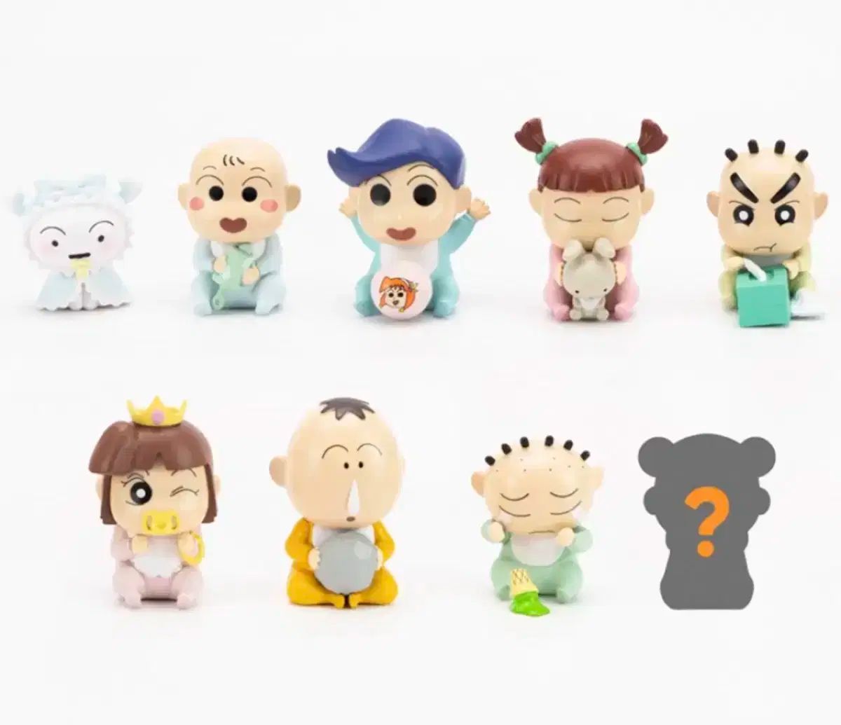 【雷市場（ポンジャン）商品韓国直送】クレヨンしんちゃん ベビー フィギュア 9 種 フルセット