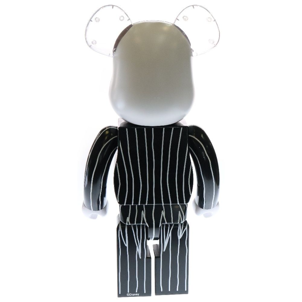 MEDICOM TOY - MEDICOM TOY メディコムトイ BE@RBRICK×Disney WELCOME TO HELLOWEEN TOWN Jack Skellington 1000% ジャック・スケリントン ブラック/ホワイト ベアブリック フィギュア BE@RBRICK SERIES 50