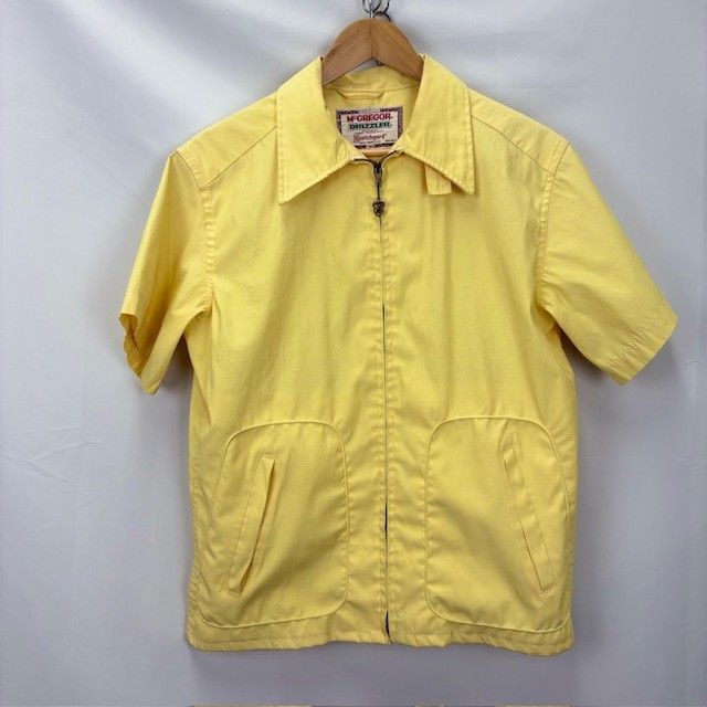 ＭcGREGOR DRIZZLER MADE IN USA 60 S SHORT SLEEVE JACKET サイズ38 07041601 01 シミ汚れ
