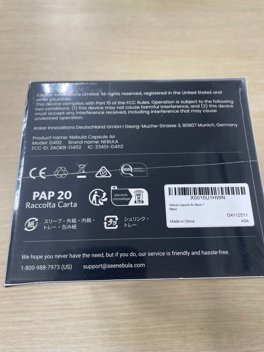 新品未開封】ANKER Nebula Capsule Air ネビュラ カプセルエアー