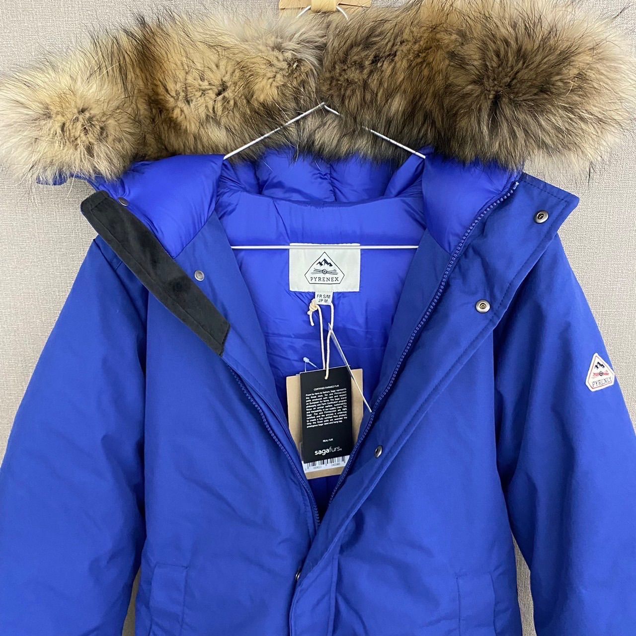 ピレネックス PYRENEX ダウンジャケット アヌシー BLUE Mサイズ - メルカリ