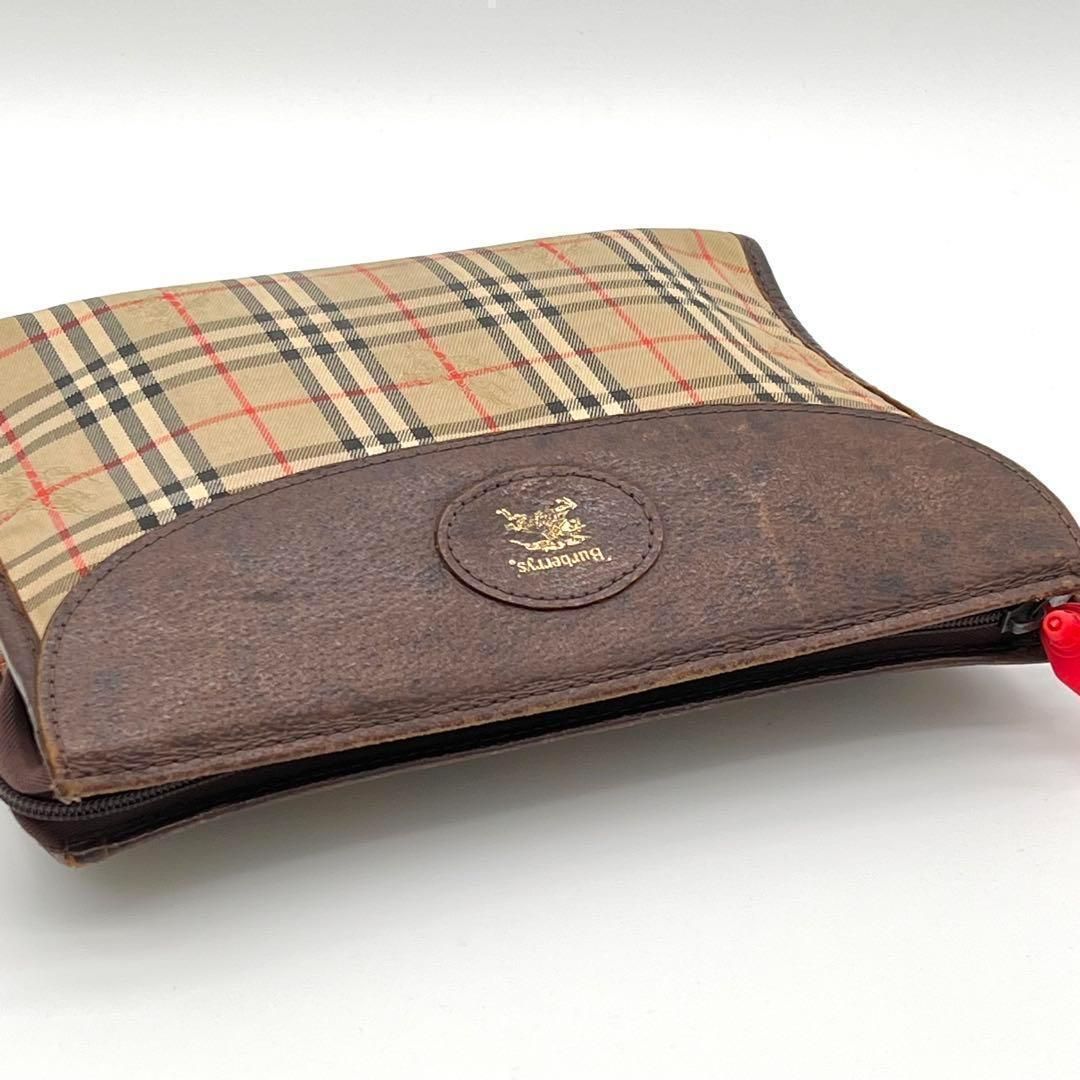 良品】バーバリー クラッチバッグ セカンドバッグ ノバチェック