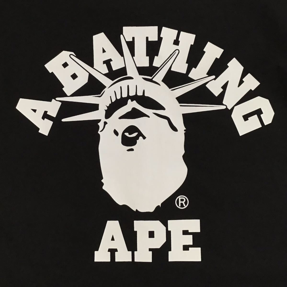 NYC カレッジロゴ コーチジャケット Mサイズ ブラック a bathing ape BAPE coach jacket エイプ ベイプ アベイシングエイプ