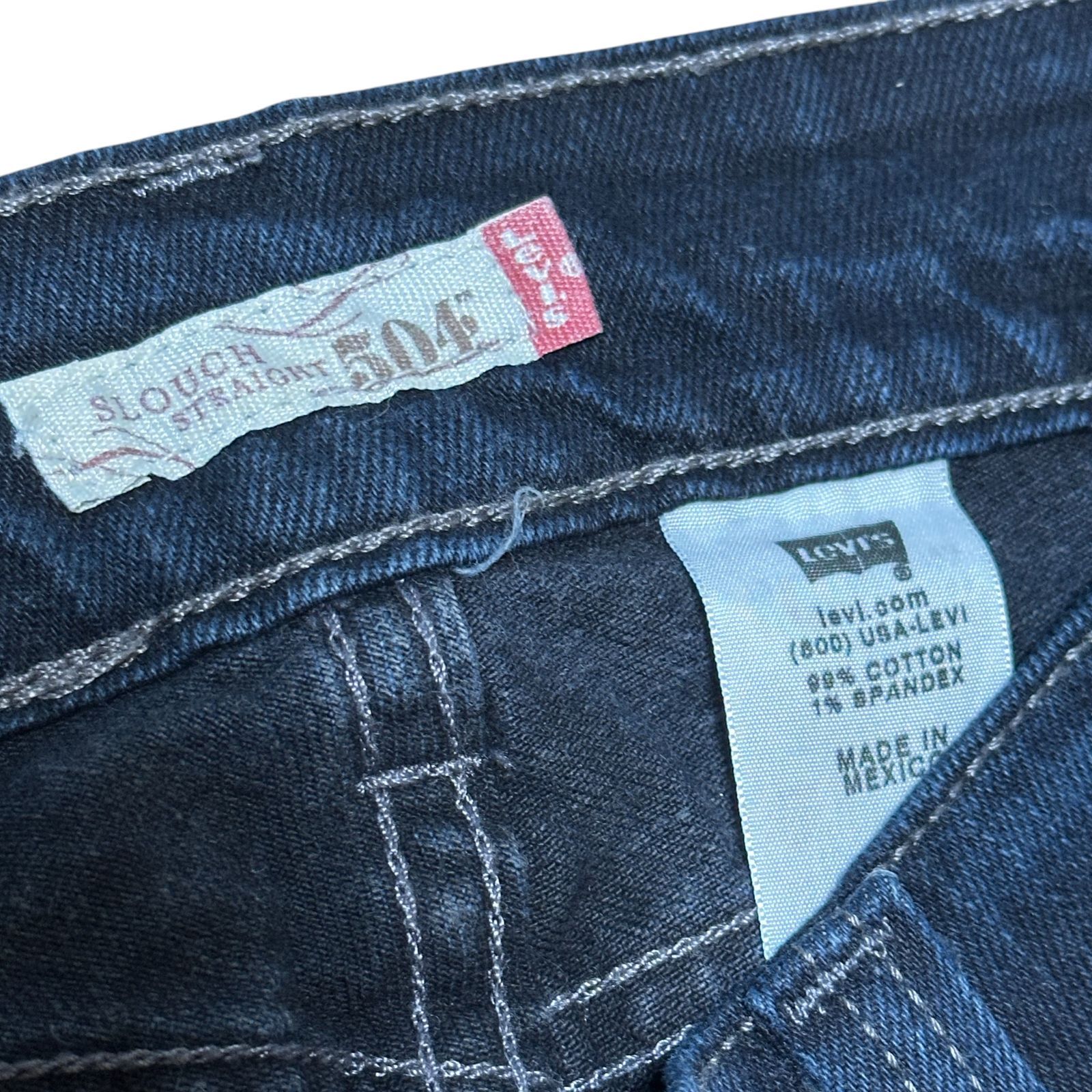 LEVI\u0027S 504 SLOUCH STRAIGHT メキシコ製 ローライズ ストレートデニム