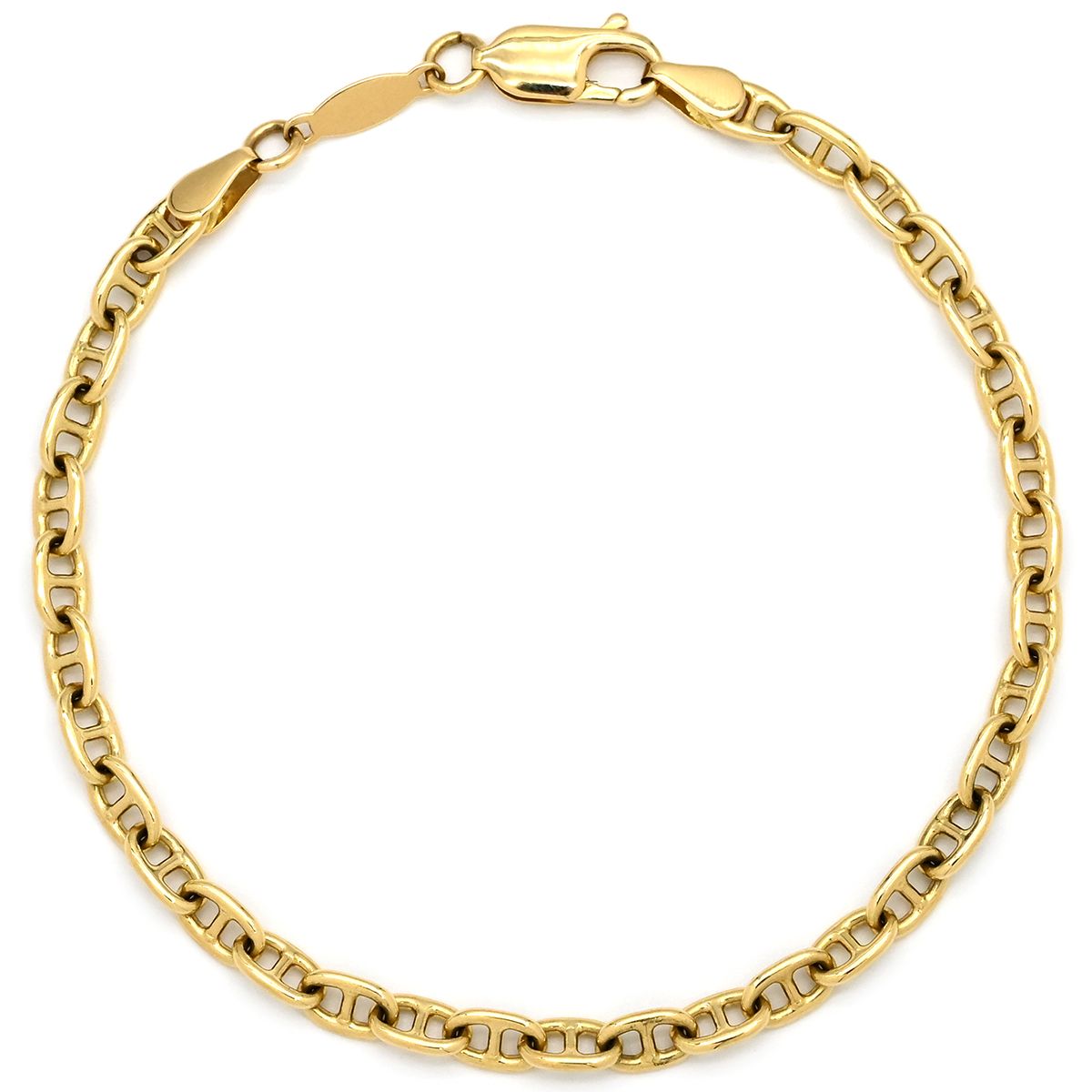 スタージュエリー STAR JEWELRY ブレスレット チェーンブレス K18YG ゴールド Ag750 YG