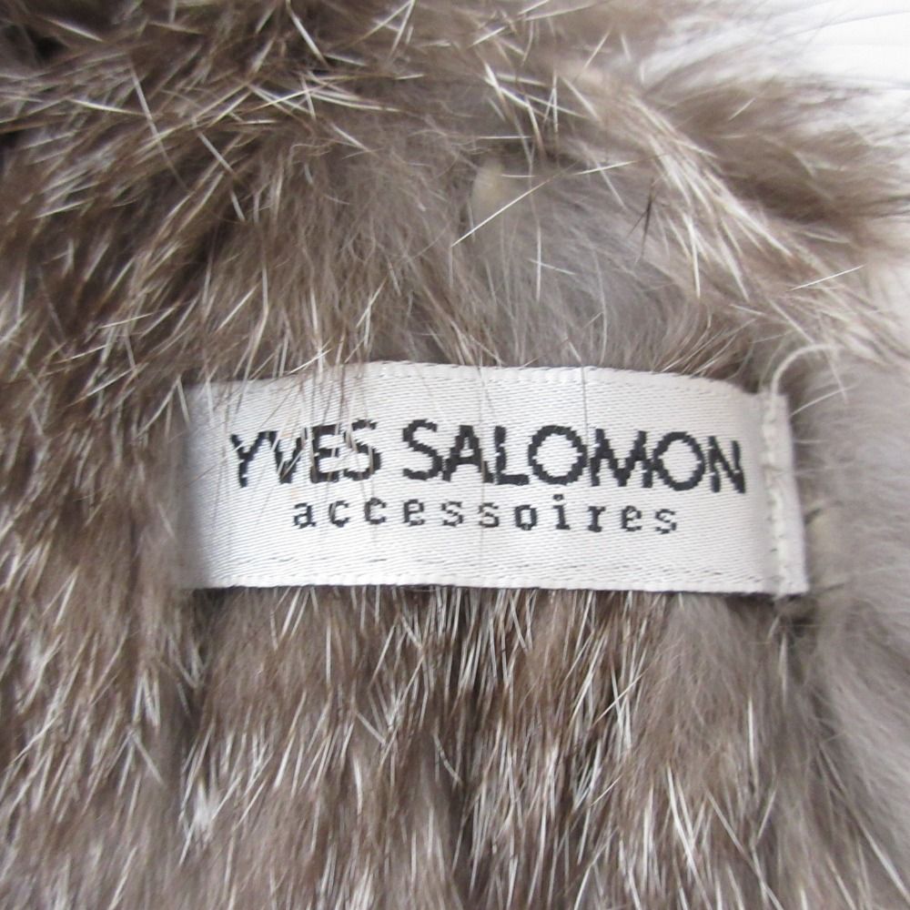 YVES SALOMON ⁄ イヴサロモン | ラビット ファー フリンジ ベスト | 36