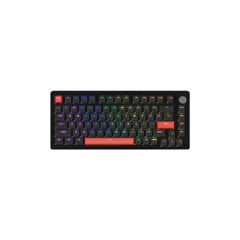 DrunkDeer A75 ラピッドトリガー キーボード メカニカル ゲーミング用 磁気スイッチ PBTキーキャップ ダブルショット 82キー OEMプロファイル