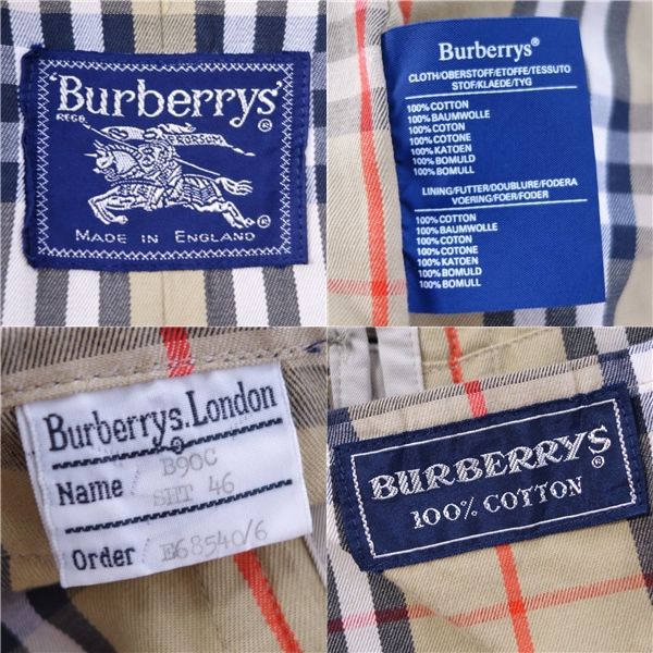 Vintage バーバリー Burberrys 英国製 ライナー付き トレンチコ - メルカリ