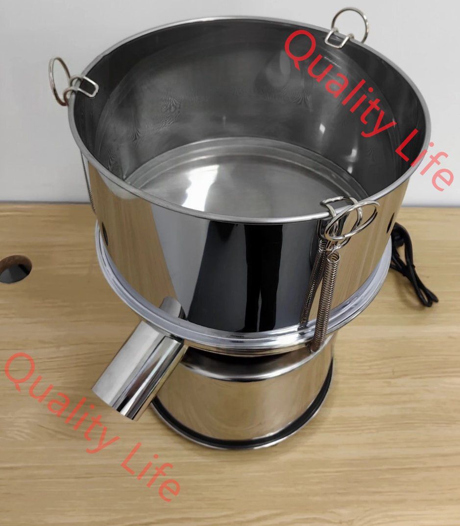 業務用 卓上バイブロシフター 粉ふるい機 ふるい径400mm 目開き3μm～12.50mm選択 単相100V