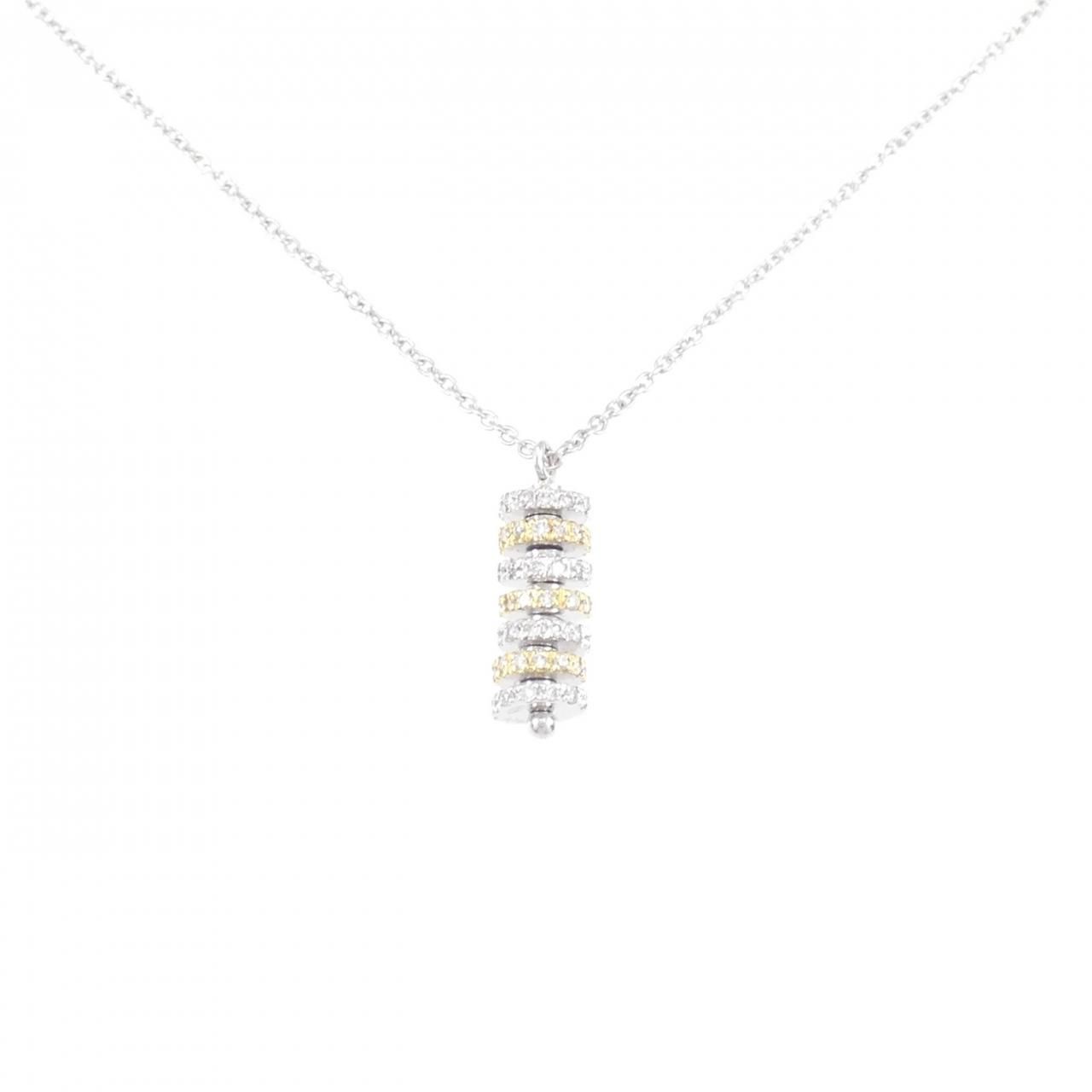 ギンザ タナカ ダイヤモンド ネックレス 0.33CT