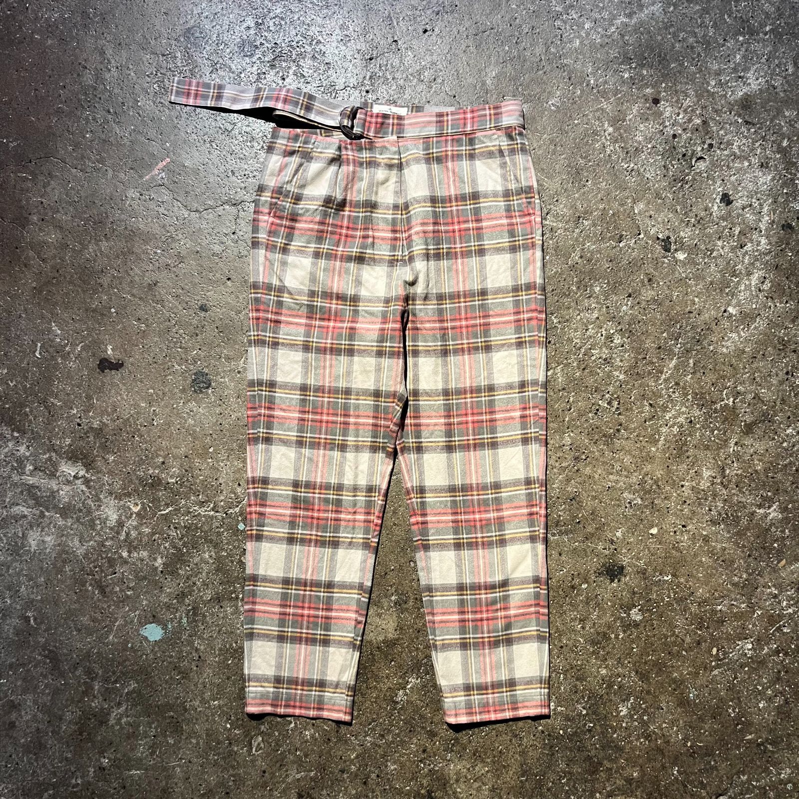 Vivienne Westwood ANGLOMANIA タータンチェックベルテッドパンツ
