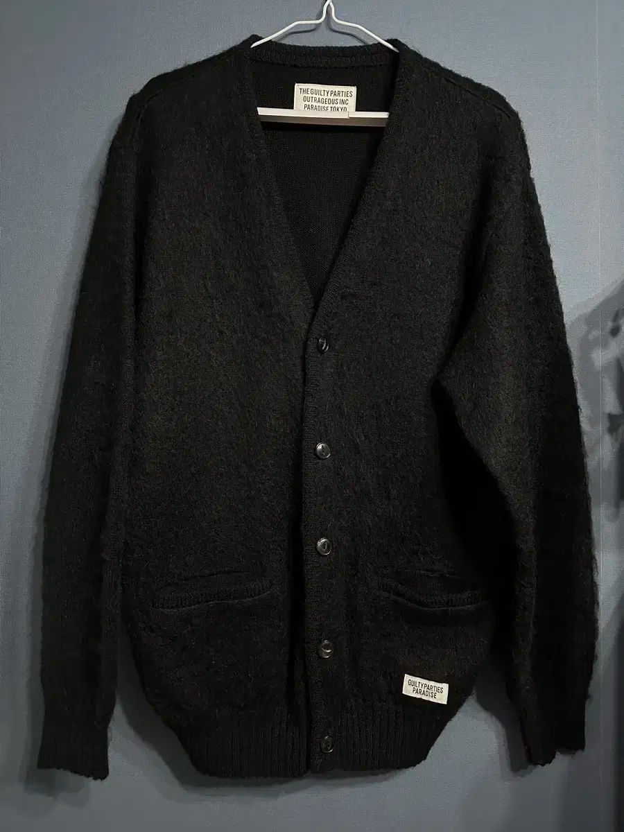 WACKO MARIA(ワコマリア) 22fw モヘア カーディガン 黒 M - メルカリ